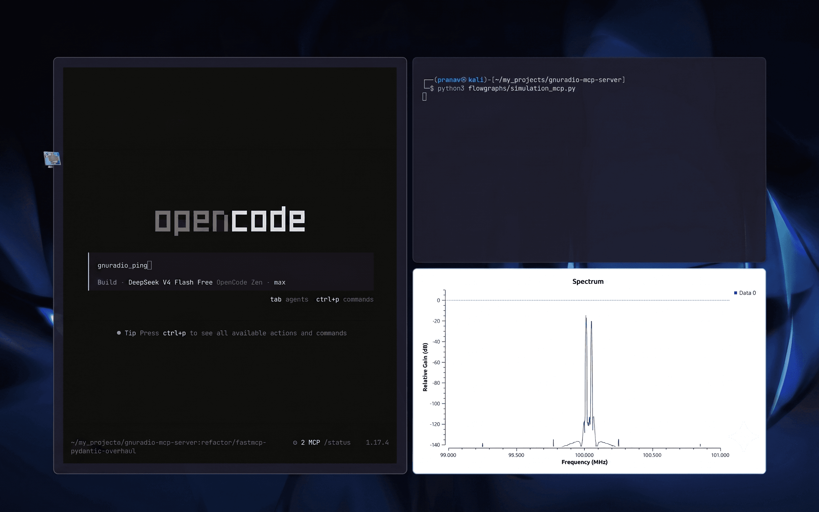 GNU Radio MCP Server - LLM-to-SDR Bridge — technical overview