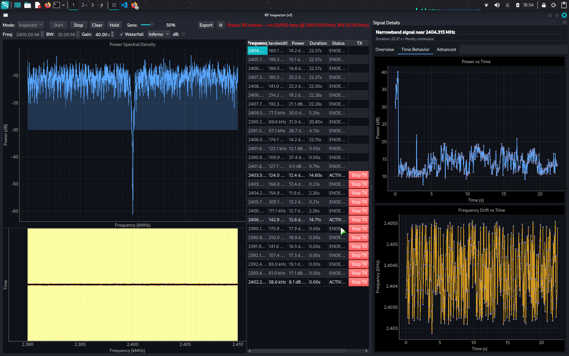 RF Watch - Open-Source Real-Time RF Spectrum Monitor